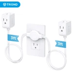Trond Dual Extension Cord Power Strip, Twin 6FT Each Side, Ultra-thin Flat Pl. Fixed Price $25.29.