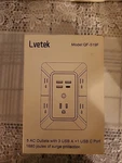 Lvetek QF-519F Surge Protector With Ac Outlets 3 Usb-a+ Usb-c Port. Fixed Price $15.00.