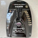 Monster Cable Hdmi Platinum Ultimate High Speed Ft - 27 Gbps 2K 4K 2160P. Fixed Price $25.99.