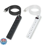 Oskos Power Strip, Outlets, 6FT Extension Cord, Ul Listed, 2 Pack, 15A Circ. Fixed Price $27.99.