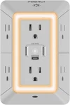 Power Strip Surge Protector - 6 Ac Outlets With 3 Usb Ports (1 C), Night Lig. Fixed Price $29.41.