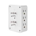 Fiiman 6 Outlet Wall Adapter, Ul Listed 3-PRONG Grounded To The Side, .... Fixed Price $14.14.