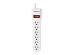 Monster 1700 White 15A 125V 1875W 6-OUTLET Indoor Power Strip 3 Ft. Cord. Fixed Price $14.45.