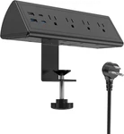 Desk Clamp Power STRIP,20W Fast Charging Station,surge Protector Nightstand Edge. Fixed Price $35.99.