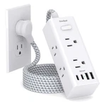 Wall Mountable Power Strip With 6 Ac & 4 Usb Ports - Perfect For Home Office. Fixed Price $25.64.