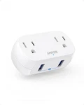 Anker Extender Usb Powerextend Plug 2 Mini Outlets Ports - White. Fixed Price $26.39.