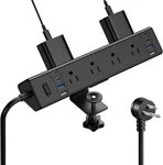 40W Fast Charging Station,desk Clamp Power Strip 20W Usb C,8 OUTLETS,8 Ports. Fixed Price $83.99.