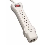 Tripp Lite SUPER7TEL Power Strip, Surge, 5-15R, 5-15P, Ft., Light Gray. Fixed Price $37.45.