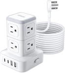 Tower Surge Protector Power Strip Ft 1080J With Multiple Outl. Fixed Price $29.22.