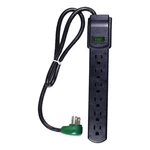 6 Outlet Surge Protector Power Strip With 3 Ft Heavy Duty Cord Black. Fixed Price $10.08.