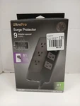 Ultrapro 8FT Braided Surge Protector With 9 Outlets. Fixed Price $12.99.