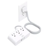Flat Plug Power Strip 6 Ft Hanycony Ultra Thin Extension Cord 3 Outlets .... Fixed Price $19.25.