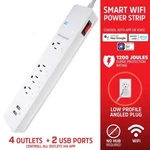 Energizer Smart 4-OUTLET Power Strip With Usb Ports, Wifi, Remote Control. Fixed Price $31.99.