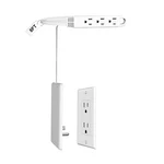 Cabocasa 8FT Ultra Flat Plug Extension Cord Power Strip 3 Outlets Patented. Fixed Price $24.21.
