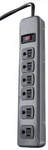 New Woods 41386 6-OUTLET Gray Power Strip With 5 Foot Cord 7226020. Fixed Price $17.99.