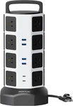 Jackyled Power Strip Tower 16 Outlets Usb 1050J Surge 6.5FT Cord. Fixed Price $55.30.