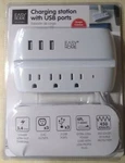 Charging Station W/ Usb Ports, 450 Joules Of Surge Protection, 3.4AMP Ultra-fast. Fixed Price $19.50.