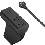 Etl Listed. Couch Charging Station, Hezi Sofa Outlet With 2 10 Ft, Black. Fixed Price $34.54.