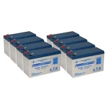 Power-sonic 12V, 7AH, Agm, F2 Battery Compatible With Apc BP500UC 8 Pack. Fixed Price $159.99.