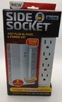 Side Socket Swivel Outlet With Surge Protector As Seen On Tv- New. Fixed Price $14.99.