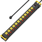 12-OUTLET With An Independent Switch Metal Power STRIP,9FT CABLE/15A/1875W/1020J. Fixed Price $53.88.