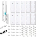 Adhesive Punch-free Socket Holder, 10PCS Power Stirp And 40PCS Cable C.... Fixed Price $17.21.