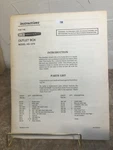 Vtg Heathkit Outlet Box Model HD-1274 Assembly Instructions + Extra. Fixed Price $10.00.