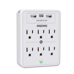 Ondog Outlet, 6 Surge Protector, Wall Tap, 2 Usb 1 C, Part# AHR-339. Fixed Price $13.00.