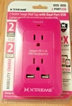 *new* Xtreme Cables Outlet Surge Wall Tap With Dual Port Usb 2-DAY Shipping. Fixed Price $18.99.