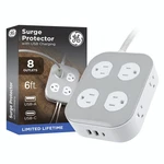 Surge Protector, 8 Grounded Outlets, 2 Usb-a, Usb-c, 15W Shared, 1500J, 14A. Fixed Price $52.26.