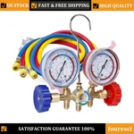 Air Conditioner Manifold Gauge Set A/c Charging Hose Hvac Kit For Car. Fixed Price $31.93.