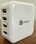 Iclever 4-PORT Usb Ac Travel Plug-in Wall Charger IC-TC04 Fast Free Shipping!. Fixed Price $14.95.