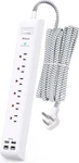 Surge Protector Power Strip 10 Ft With 4 Ports 2 Usb-c 6 Ac Outlets, Flat Pl. Fixed Price $23.21.