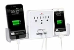 Cj Tech 533 Three-outlet Surge Power Block With Dual USB44; White. Fixed Price $39.69.