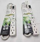 Go Green Power Inc Outlet Mini Surge Protector White GG-16103MIN. Fixed Price $17.49.