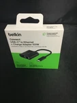 Genuine Belkin Connect Usb-c To Ethernet + Charge Adapter 100W (INC019BTBK) New. Fixed Price $24.00.