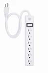 Ge 6-OUTLET Power Strip, 2 Ft Extension Cord, Heavy Duty Plug, Grounded, Integra. Fixed Price $19.99.