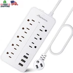 20FT Surge Protector Power Strip Extension Cord With Usb C, Asamoom Flat Plug. Fixed Price $38.32.