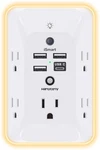 Extender With Night Light, Hanycony Multi Plug Outlet, Usb Wall Charger. Fixed Price $18.08.
