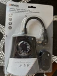 Woods Outdoor Lighting Timer With Remote 80 Foot Range Black 59746 New. Fixed Price $8.99.