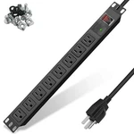 Surge Protector Power Strip 1U Rack Mount PDU,8 Wide-spaced Outlet Extender, .... Fixed Price $49.70.