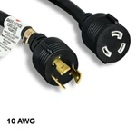 Kntk 15FT Ac Power Cord Nema L5-30P To L5-30R 10 Awg 30A 125V Sjt Locking Cable. Fixed Price $118.50.