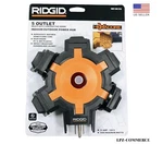 Ridgid 5-OUTLET Extension Cord Hub ( New ). Fixed Price $32.90.
