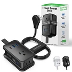 Travel Charger For Multiple Devices, Flat Plug Power Strip 3FT Adap... Fast Ship. Fixed Price $31.99.