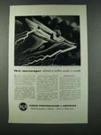 1949 Rca Ultrafax Ad - This Messenger Delivers Million Words Minute. Fixed Price $17.99.