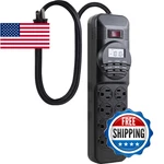 Ge 7-DAY Digital Power Strip With Timer, 15 Amp, 1800W, 120V, Outlet 4. Fixed Price $52.85.