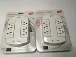 Staples 6 Outlet 1200 Joule Rotating Swivel Wall Mount Surge Protector Lot Of. Fixed Price $15.00.