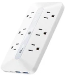 Anker Outlet Extender Power Strip 10-IN-1 With 6 AC,2 Usb Ports 20W Fc. Fixed Price $25.00.