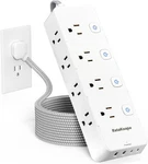 10 Ft Surge Protector Power 8 Widely Ac Outlet 4 Strip-white. Fixed Price $23.23.