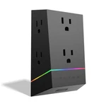 Titan 6-OUTLET Surge Protector, Led Light Strip With Full Spectrum Color-select. Fixed Price $24.99.